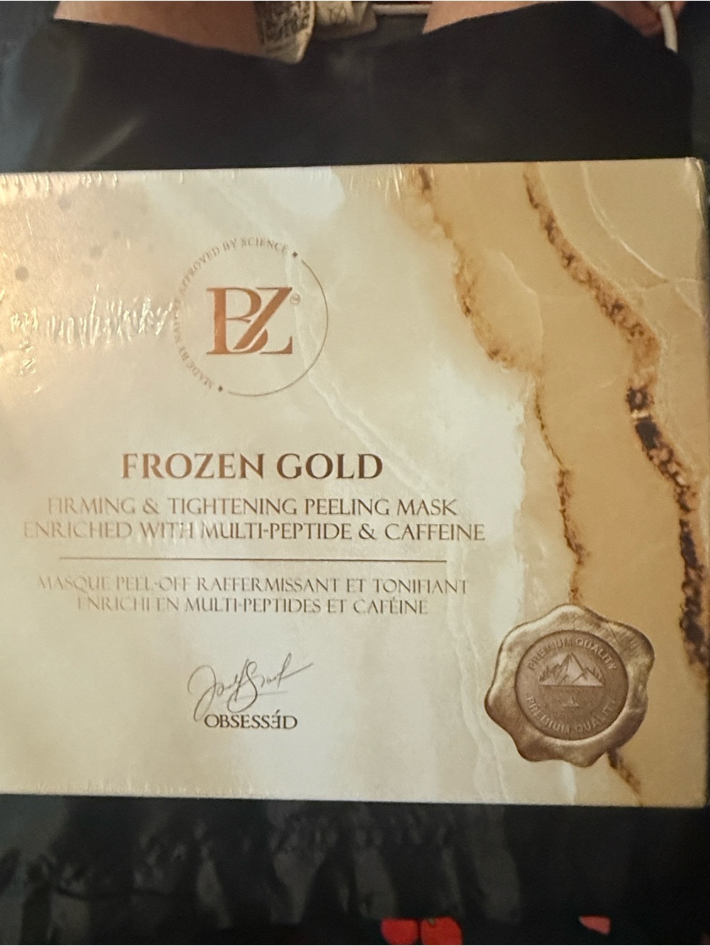 Frozen Gold Firming & Tightening Peel – Cream Packaging
